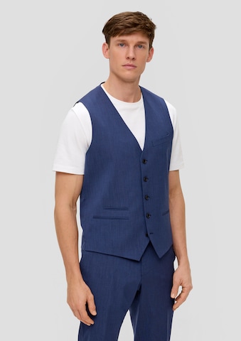 s.Oliver BLACK LABEL Suit Vest in Blue: front