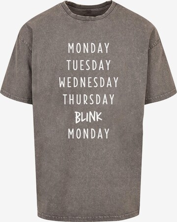 T-Shirt 'Blink' Mister Tee en gris : devant