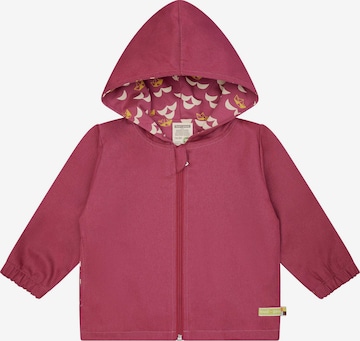 loud + proud Between-Season Jacket in Red: front