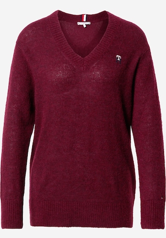 TOMMY HILFIGER Sweater in Red: front