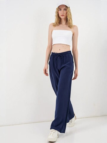 Bigdart Wide leg Trousers in Blue