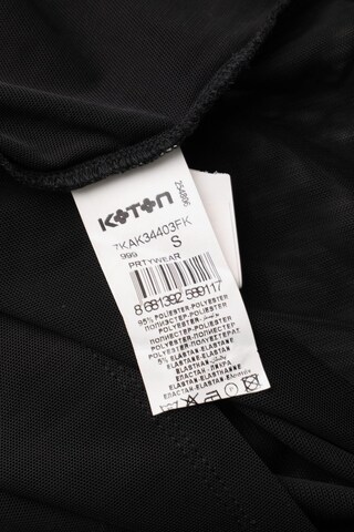 Koton Ärmellose Bluse S in Schwarz