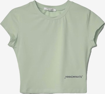 HINNOMINATE Shirt 'Mezza Manica' in Green: front
