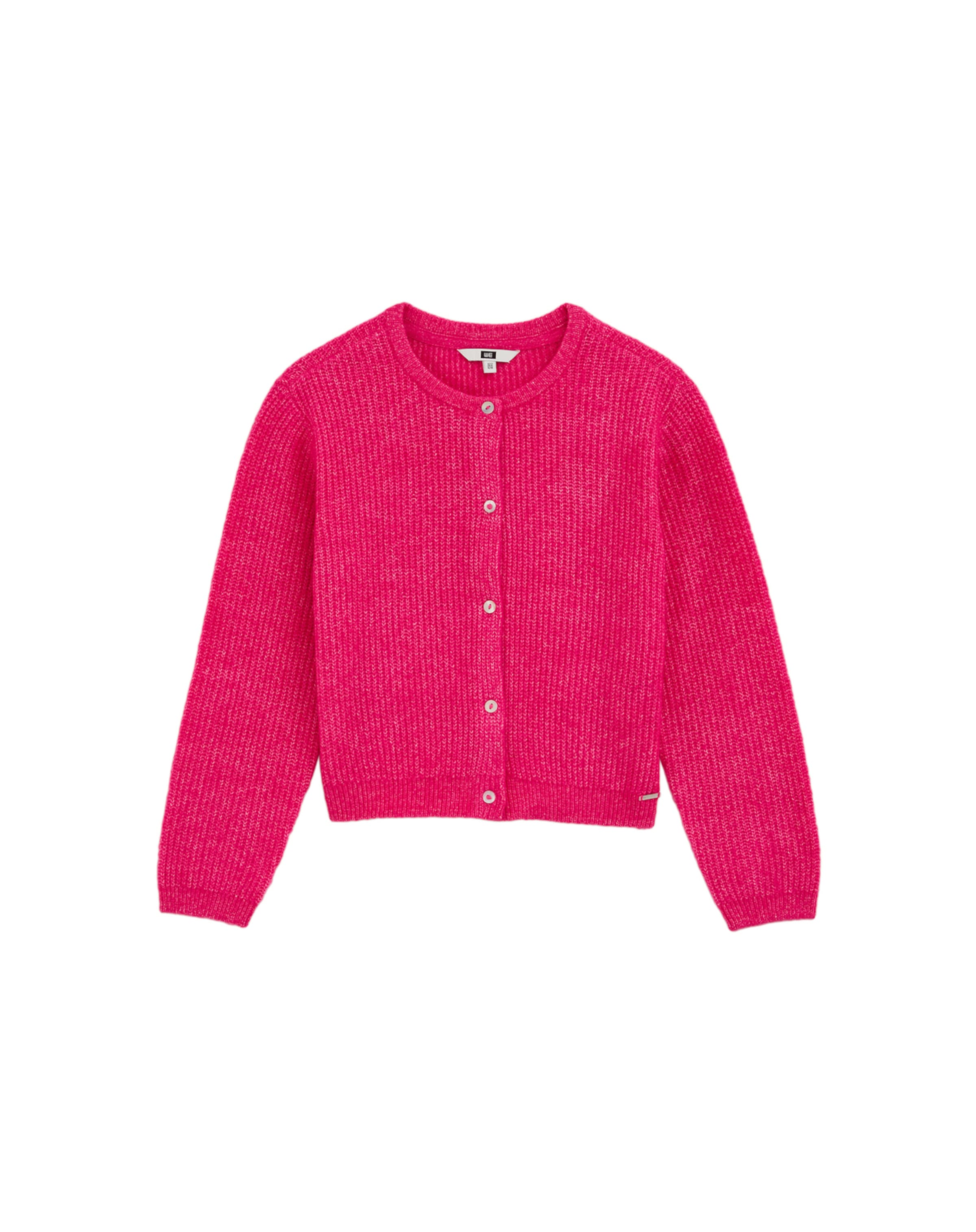 WE Fashion Neuletakki värissä vaaleanpunainen: etupuoli