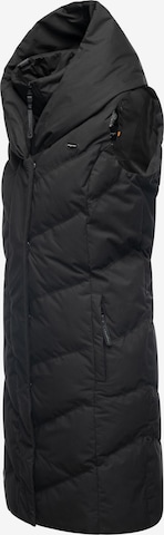 Ragwear Weste 'Natalka' in Schwarz: Vorderseite