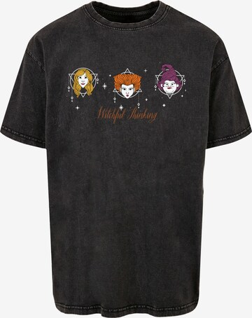 ABSOLUTE CULT Shirt 'Disney Hocus Pocus - Witchful Thinking' in Black: front