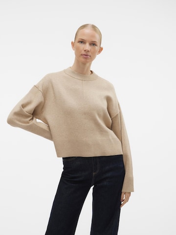 VERO MODA Pullover 'GOLD LINK' in Beige: predná strana