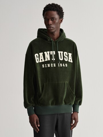 GANT Sweatshirt in Grün: Vorderseite