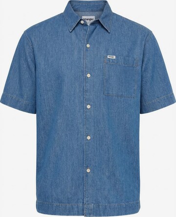 WRANGLER - Camiseta '1 PKT SHIRT' en azul: frente