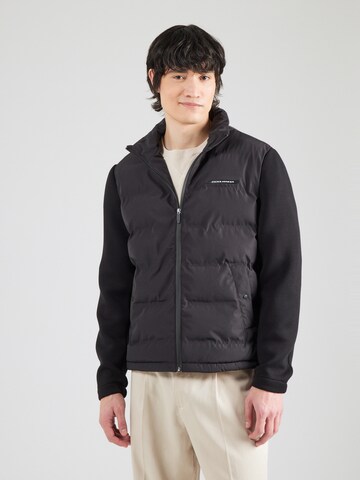 JACK & JONES Between-Season Jacket 'JCOFUSION' in Black: front
