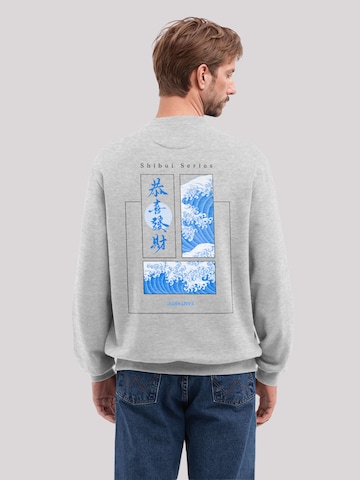 F4NT4STIC Sweatshirt 'Shibui Series Japan Streetstyle' in Grey: front