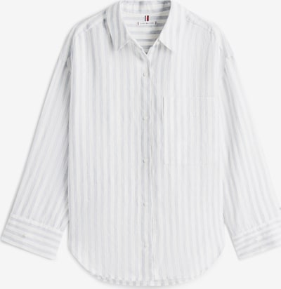 TOMMY HILFIGER Pusero värissä savunsininen / valkoinen, Tuotenäkymä