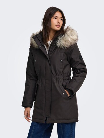 Parka d’hiver 'ONLNewiris' ONLY en marron : devant
