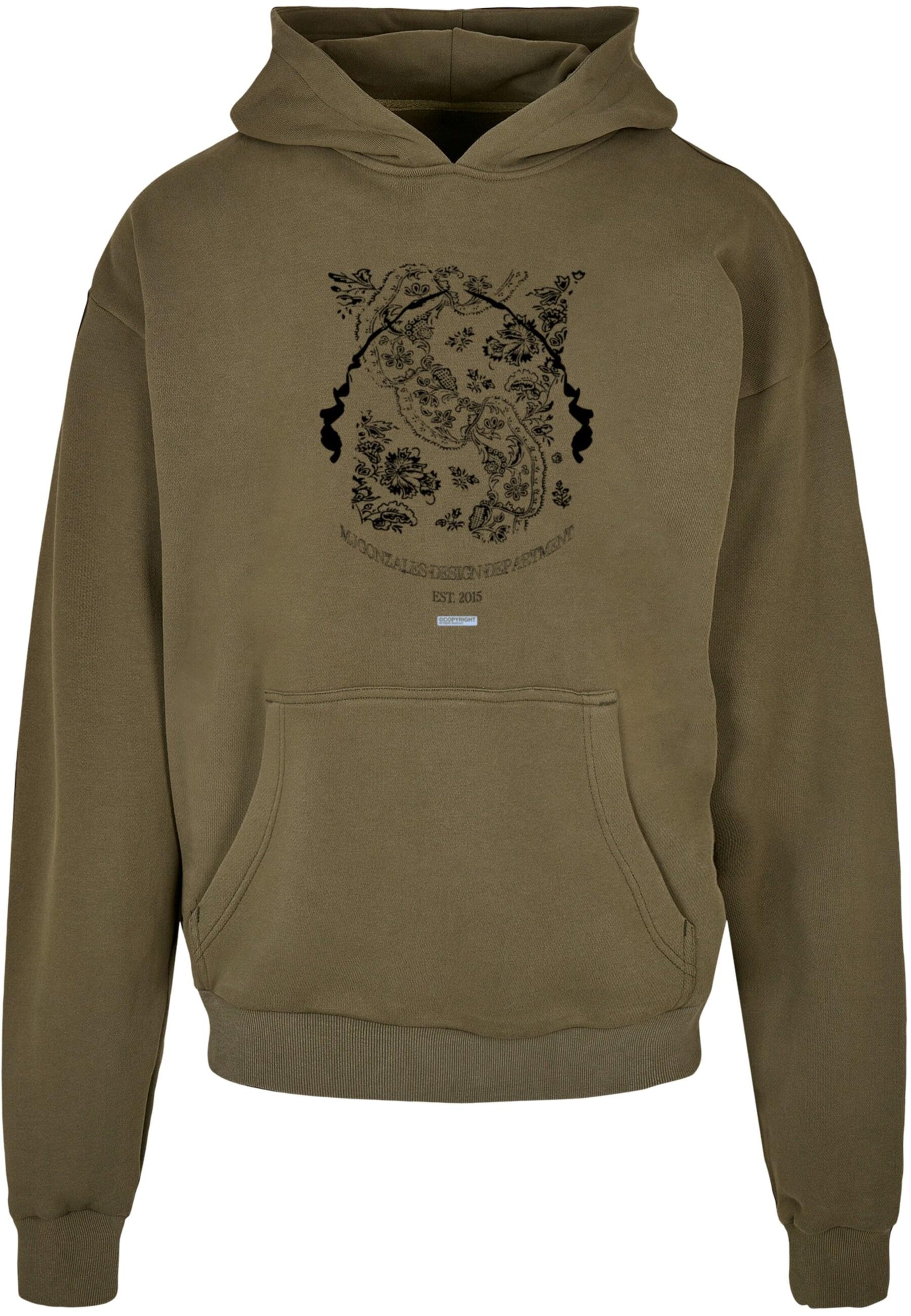 Felpa 'Paislay' di MJ Gonzales in verde: frontale