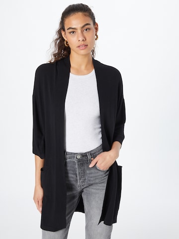 IMPERIAL Knit Cardigan in Black: front