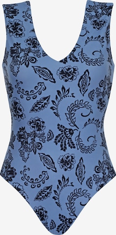 VIVID Bustier Uimapuku värissä sininen: etupuoli