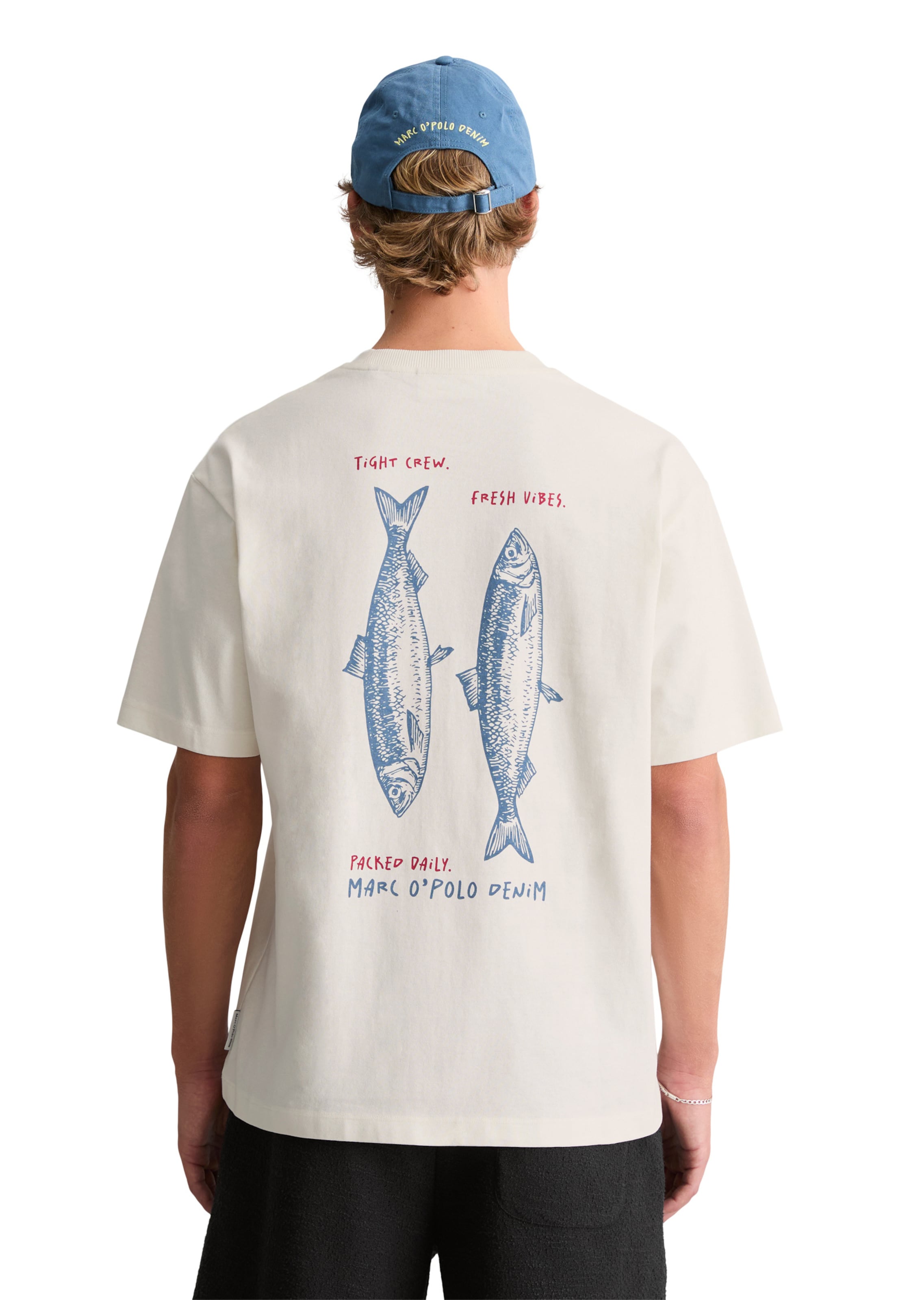 Marc O'Polo DENIM Shirt in Wit: voorkant