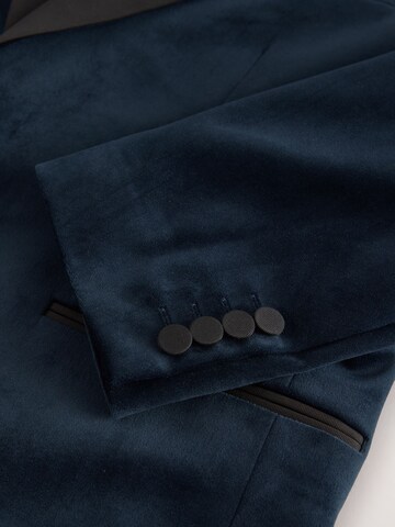 Next Slim fit Colbert 'Self' in Blauw