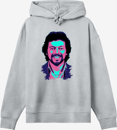 F4NT4STIC Hoodie in grau / pink / schwarz, Produktansicht