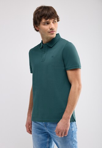 Street One MEN Piquée-Poloshirt in Grün: Vorderseite