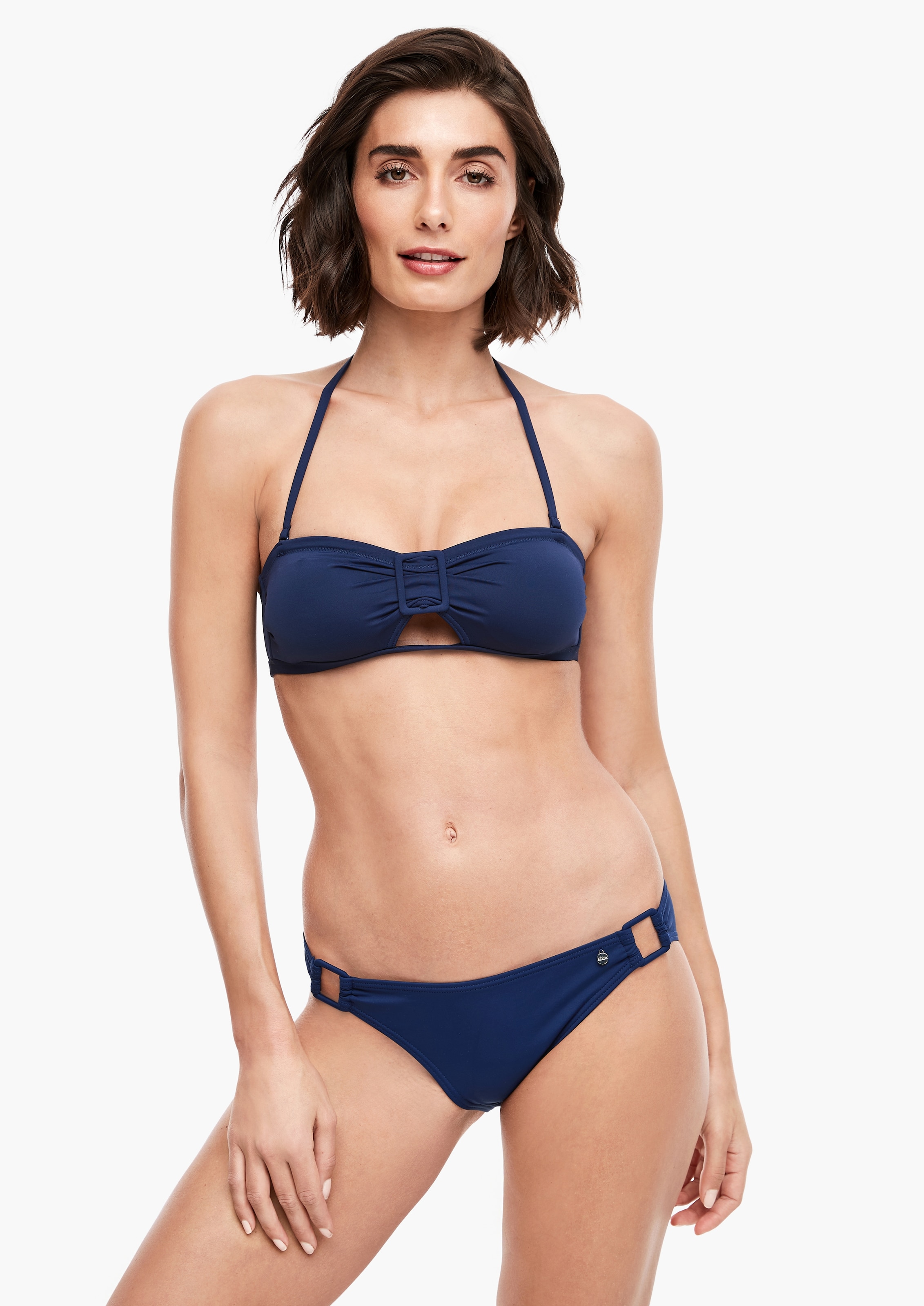 s.Oliver Bandeau Bikini in Navy | ABOUT YOU