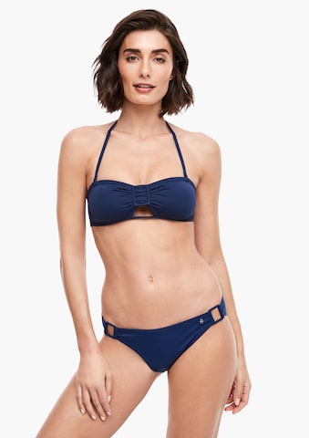 s.Oliver Bustier Bikini in Blauw: voorkant