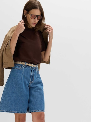 Marks & Spencer Wide Leg Shorts in Blau
