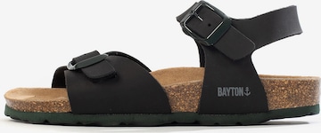Bayton Sandals 'Pegase' in Black: front