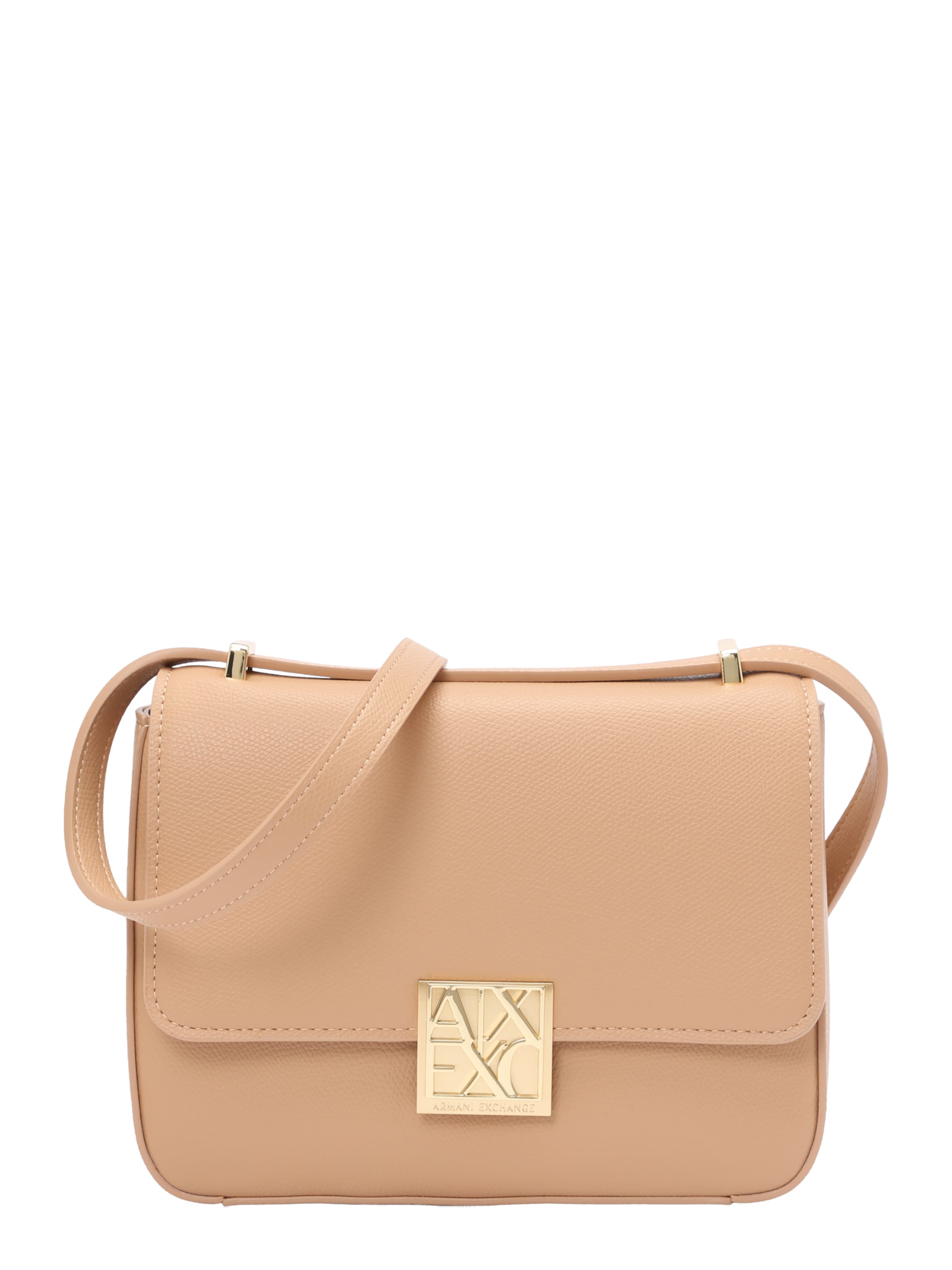 ARMANI EXCHANGE Schoudertas 'AMY' in Beige: voorkant