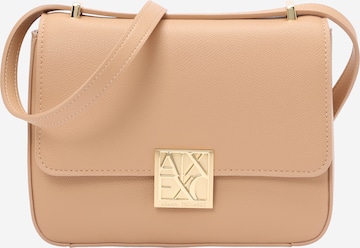 ARMANI EXCHANGE Taška cez rameno 'AMY' - Béžová: predná strana