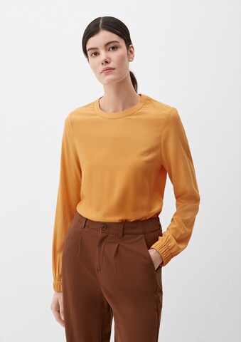 s.Oliver Blouse in Yellow: front