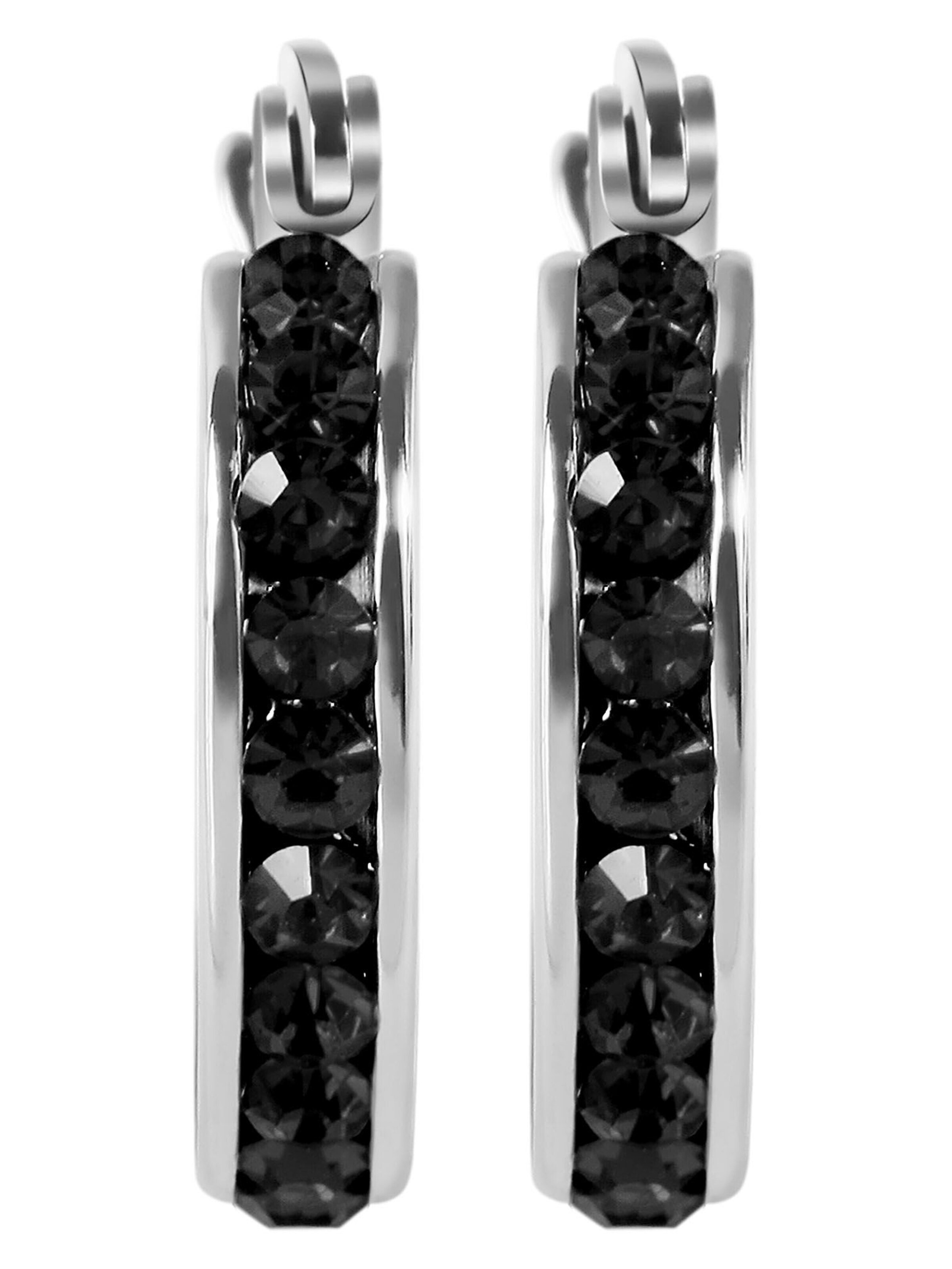 Akzent Earrings 'Tuva, langlebig' in Silver: front