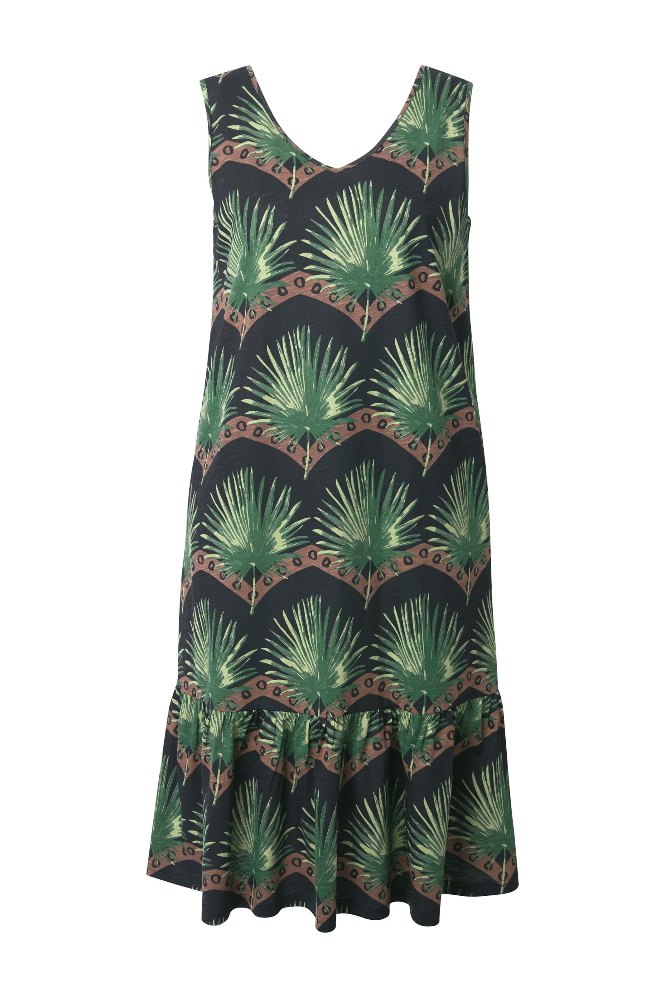 Ulla Popken Kleid in Schwarz: Vorderseite