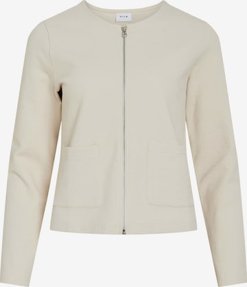 VILA Gebreid vest 'VIGARDEN' in Beige: voorkant