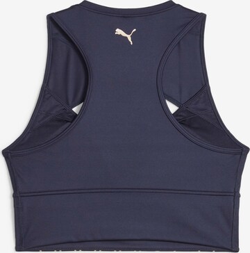 PUMA Bustier Biustonosz sportowy w kolorze niebieski