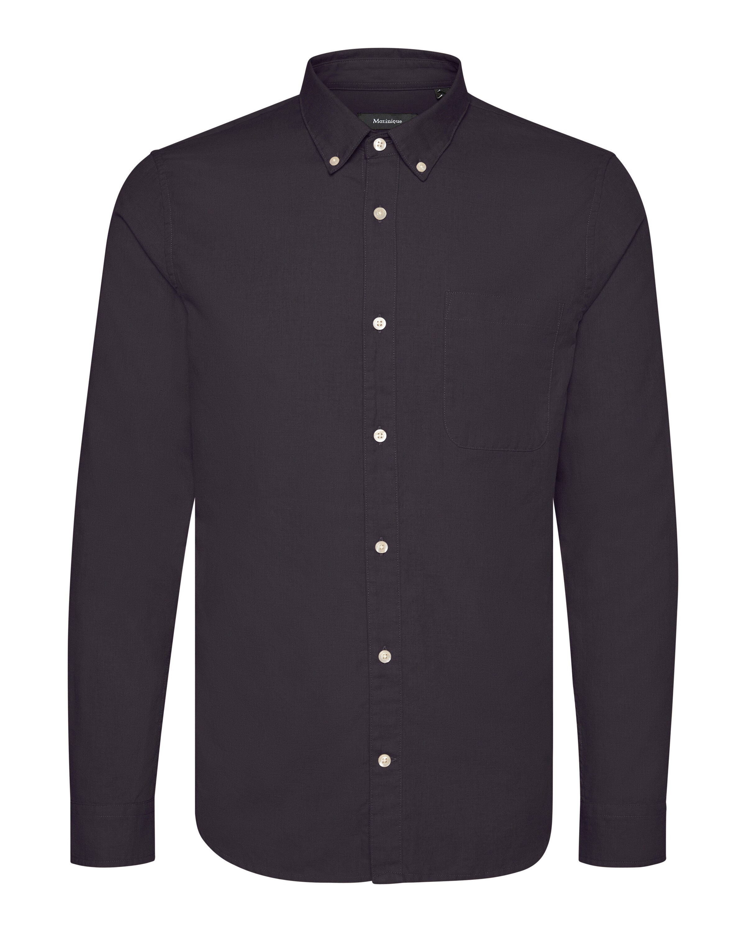 Matinique Button Up Shirt &#x27;Trostol&#x27; in Grey: front