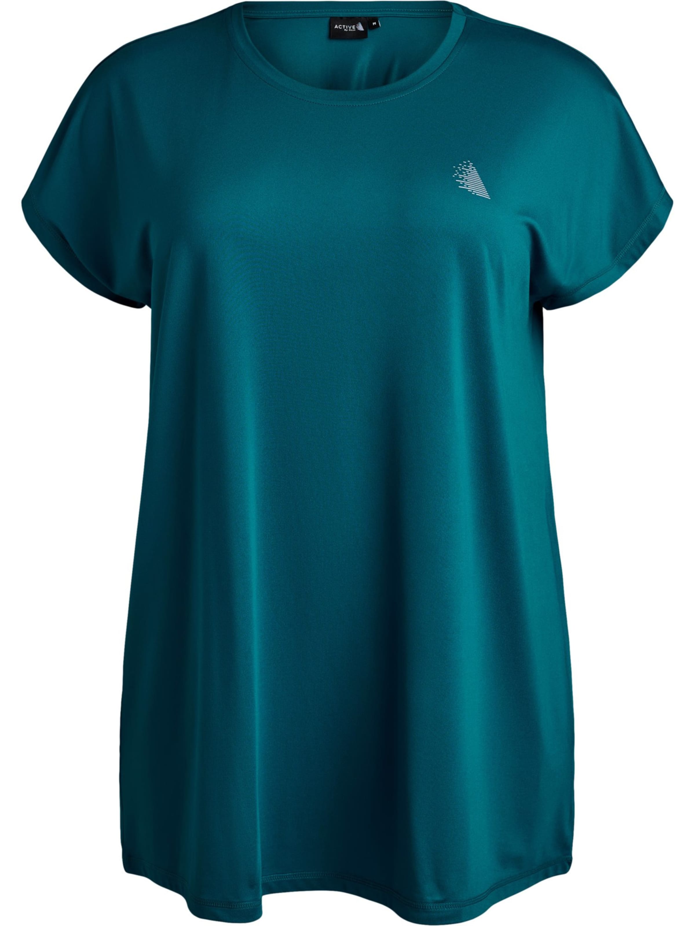 T-shirt 'Abasic' Active by Zizzi en vert : devant