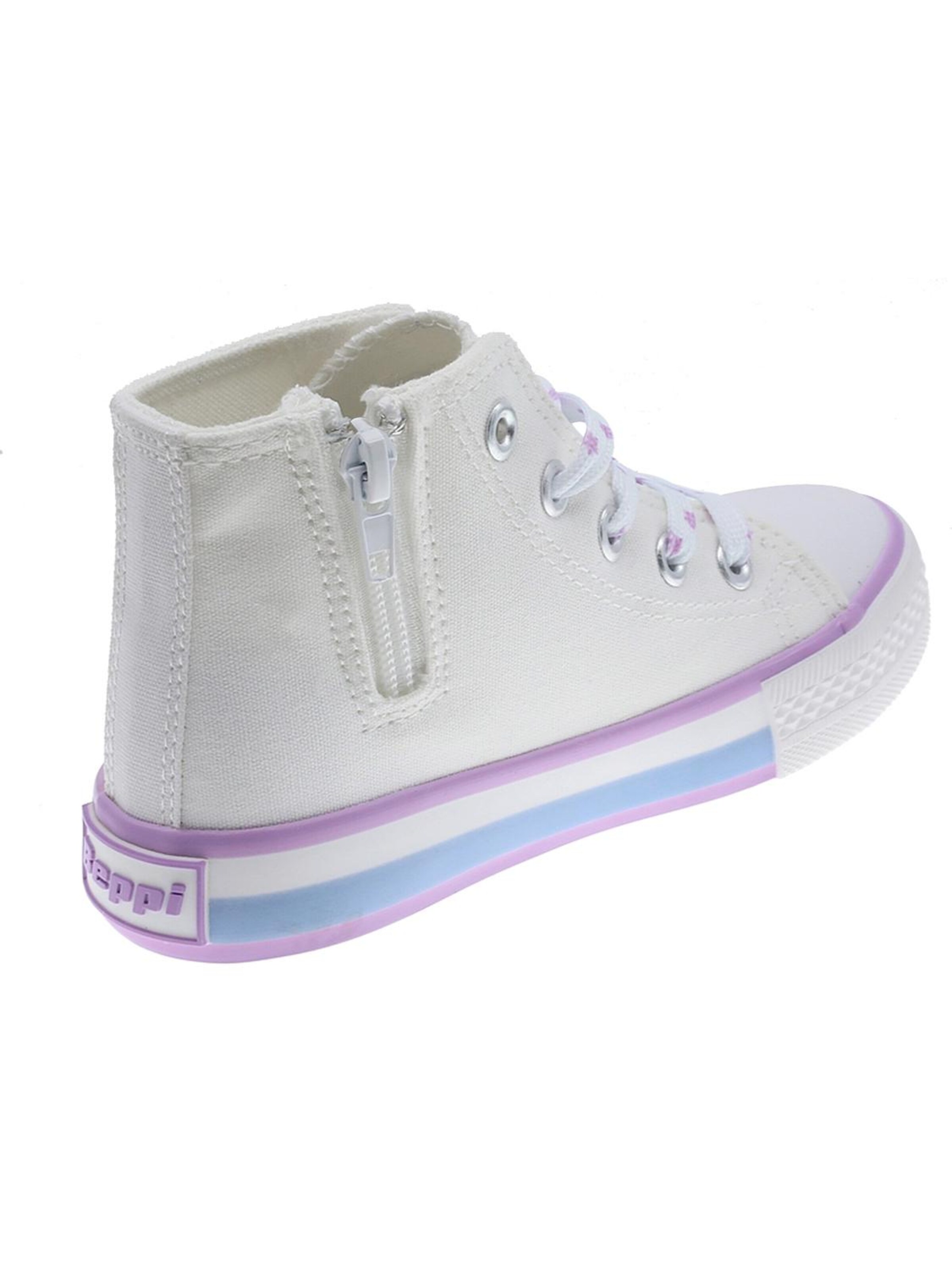 Beppi Sneakers 'Canvas Boot' in Wit