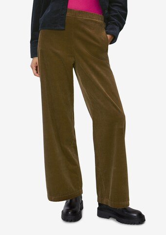 Marc O'Polo Loose fit Pants in Green: front