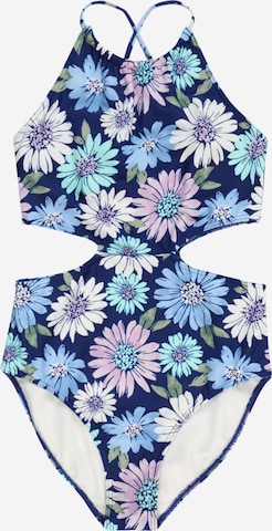 Abercrombie & FitchJednodijelni kupaći kostim - plava boja: prednji dio