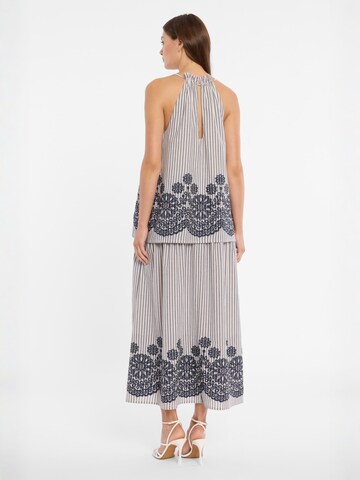 Robe ' Dorina ' Ana Alcazar en gris