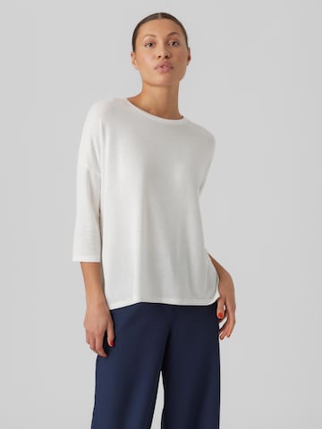 Pull-over 'BRIANNA' VERO MODA en blanc : devant