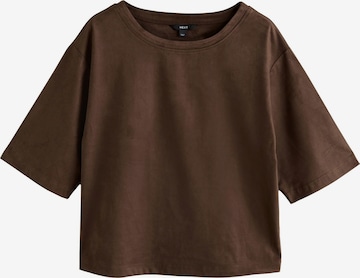 Next Shirt in Brown: front