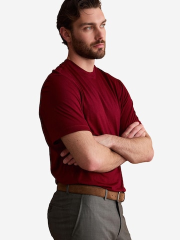 Il Lanificio Functioneel shirt in Rood