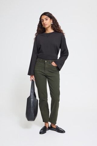 ICHI regular Jeans i grøn