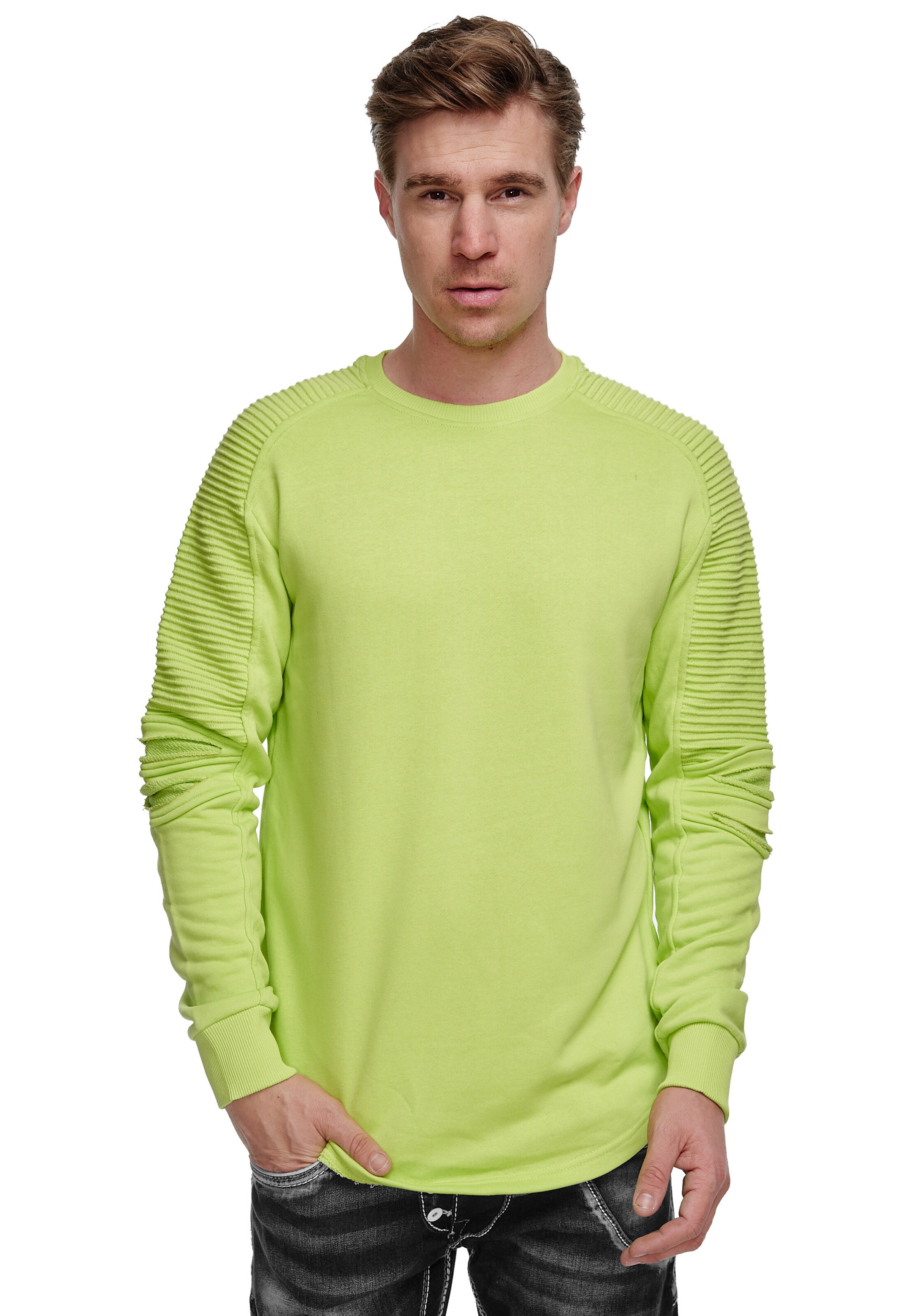 Rusty Neal Sweatshirt in Groen: voorkant