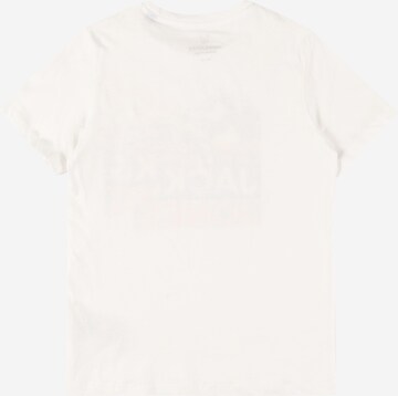 Jack & Jones Junior - Camiseta 'BOOSTER' en blanco