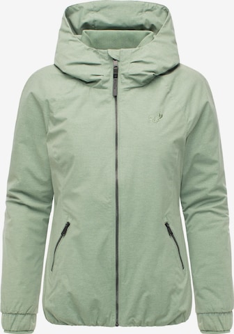 Ragwear Weatherproof jacket 'Dizzie Warm II' in Green: front