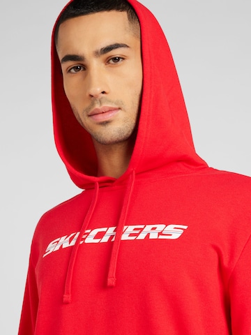 SKECHERS Sportsweatshirt in Rot
