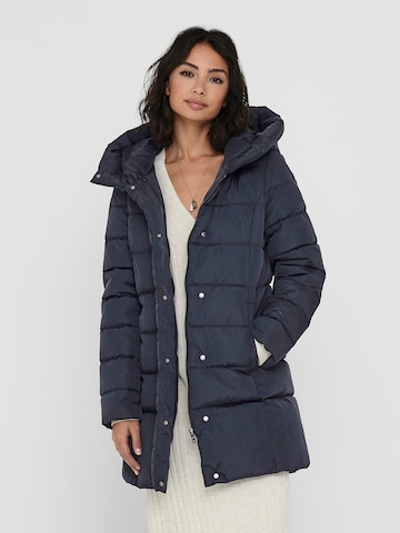 ONLY Winter Jacket 'Newlina' in Blue: front